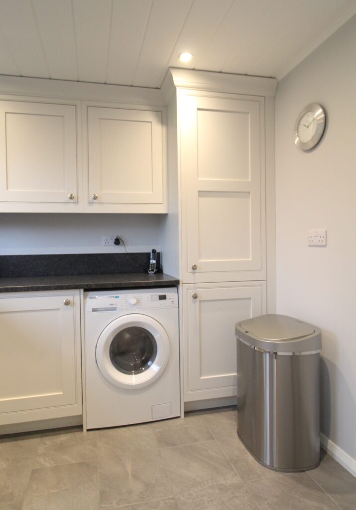 White in-frame Langton utility room